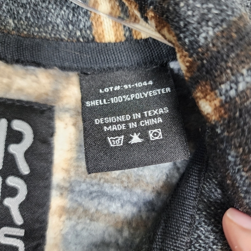 POWDER RIVER OUTFITTERS PLAID HALF ZIP PULLOVER - Picture 11 of 11